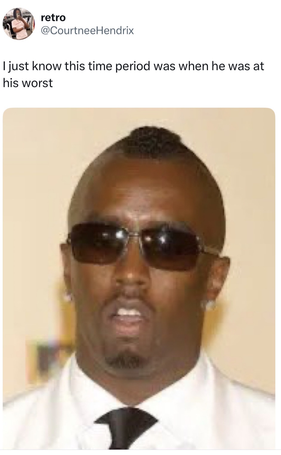 A mohawk is never a good sign